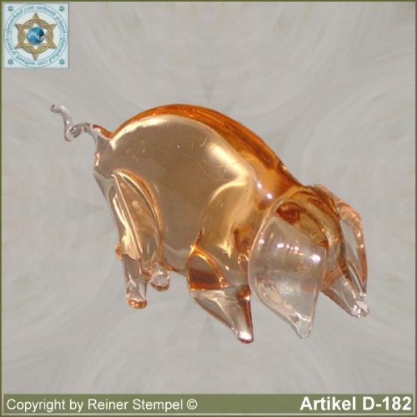 Glass animals, glass animal pig